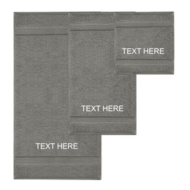 Chakir Turkish Linens | Hotel & Spa Quality 100% Cotton Premium Turkish Towels | Soft & Absorbent (4-Piece Washcloths, Gray)