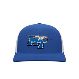 Sport Your Gear Middle Tennessee State MTSU Blue Raiders Prime Mid Profile Adjustable Snap Back Trucker Baseball Hat Cap (Mtsu Roy, One Size)