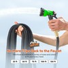 Flexi Hose Expandable Garden Hose with 8 Function Nozzle, 100FT