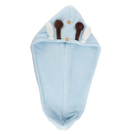 FOMIYES Hair Drying Towel Cap Quick Drying Super Absorbent Two-Layer Thick Design for Home Use for All Hair Types