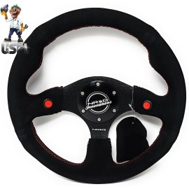 NRG Innovations NEW REINFORCED NRG INNOVATIONS STEERING WHEEL RST-007S + U.S.P.L AIR FRESHENER