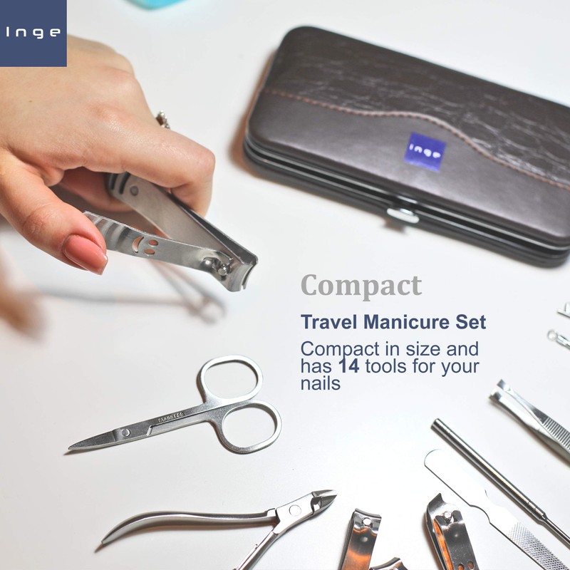 Inge Manicure Set | Leather Manicure Set | Manicure Set