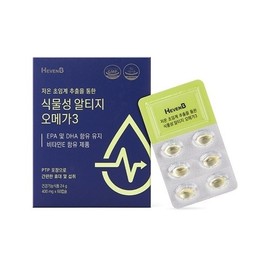 Life & Gene HeavenB Plant-Based rTG Omega-3 400mg 60 Capsules