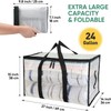 ZGO 12-Pack Oversized Moving Bags with Reinforced Handles, Heavy-Duty Storage