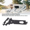 Black Multitool with 14 in 1 Separate Rigger Tools Steel