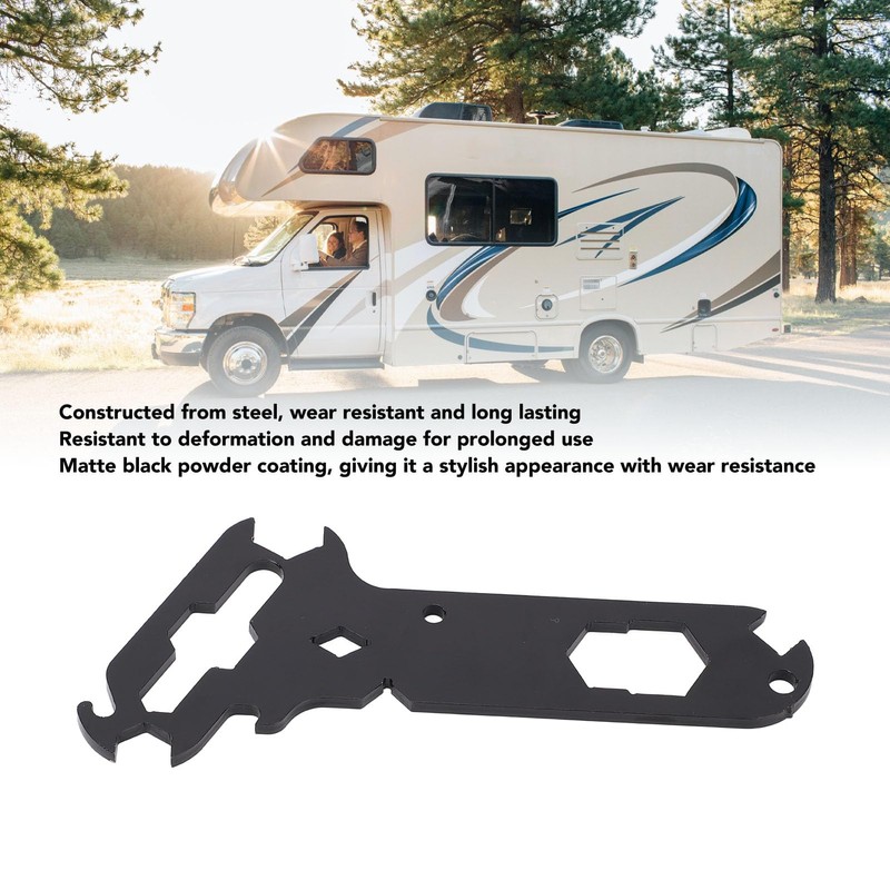 Black Multitool with 14 in 1 Separate Rigger Tools Steel