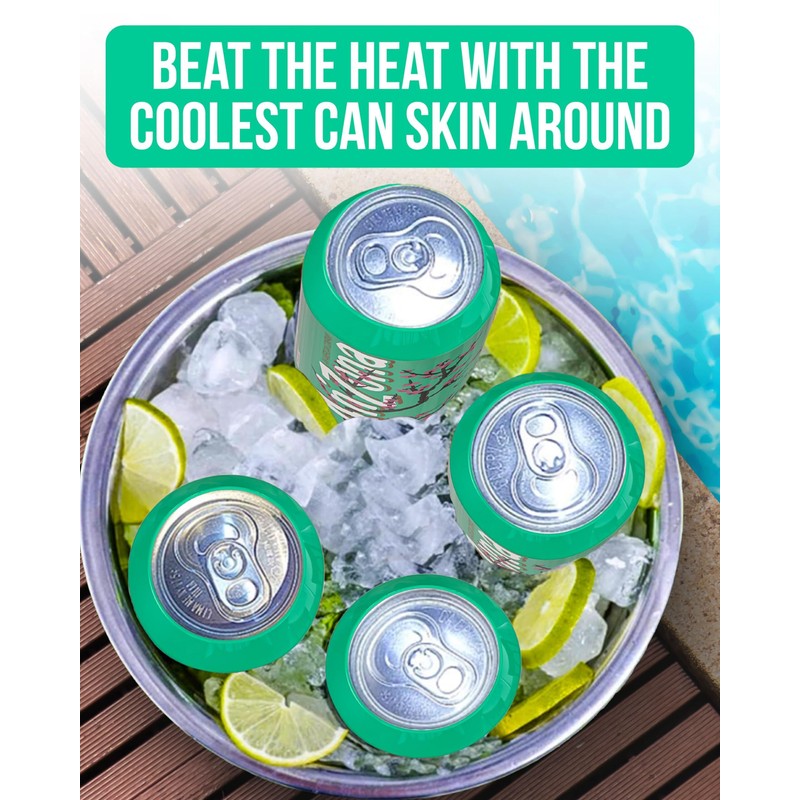 BeekSkin Skywin Silicone Can Covers that Look Like Soda -