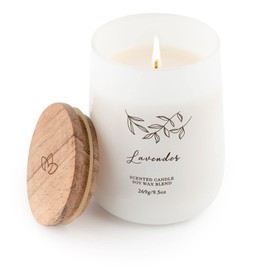 Karma, Luxury Mercantile Poured Soy Wax Blend Candle, Scented Candles for Home, Candle Gifts for Women & Men, 30 Hours Long Burning, 9.5 oz Soy Wax Blend Candle, Lavender