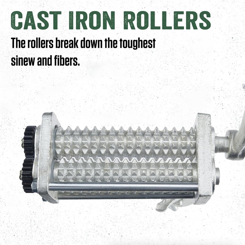 LEM Products Clamp-On Tenderizer, Cast Iron and Plastic, Orange