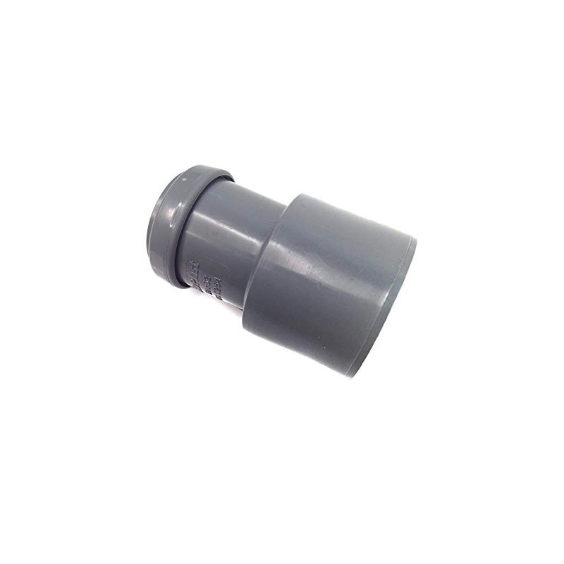 FLOPLAST 50mm x 32mm Grey Pushfit Waste Pipe Reducer
