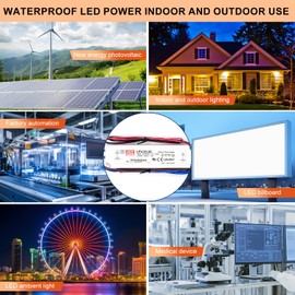 DynMach LPV-35-36 Constant Voltage LED Driver, 36W 36V 1A, High-Performance Waterproof IP67, UL Listed, Tailored for Residential and Commercial LED Solutions, Enhances Sign and Outdoor Lighting