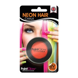 Smiffys 46091 - UV-Haar-Kreide mit Schwamm-Haar-Applikator Blisterpackung, 3.5 g