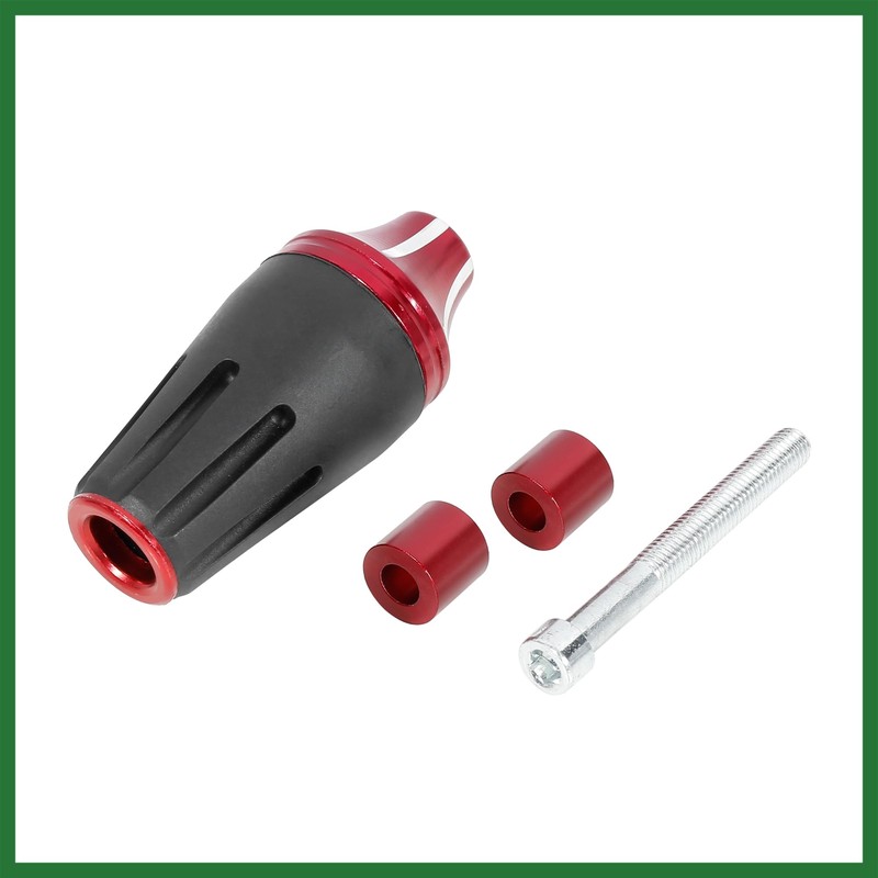 Motoforti 2pcs Red Motorcycle Universal Frame Slider Crash Protector M8