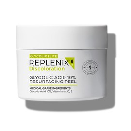 Replenix Glycolic Acid 10% Resurfacing Skin Peel, Medical-Grade Facial Peeling Pads for Discoloration & Acne (60 ct.)