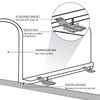 MOCOST Sink Clips-10 Pack Kit, Undermount Sink Clips, Epoxy Sink
