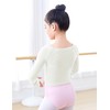 Daydance Boat Neck Girls Dance Sweater Pullover Cropped Ballet Shrug