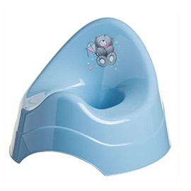 BuyOnlineForBaby Baby Kids Toddler Plastic Potty Toilet Seat Chair Trainer Training Seat Boys Girls Bear Blue, Medium