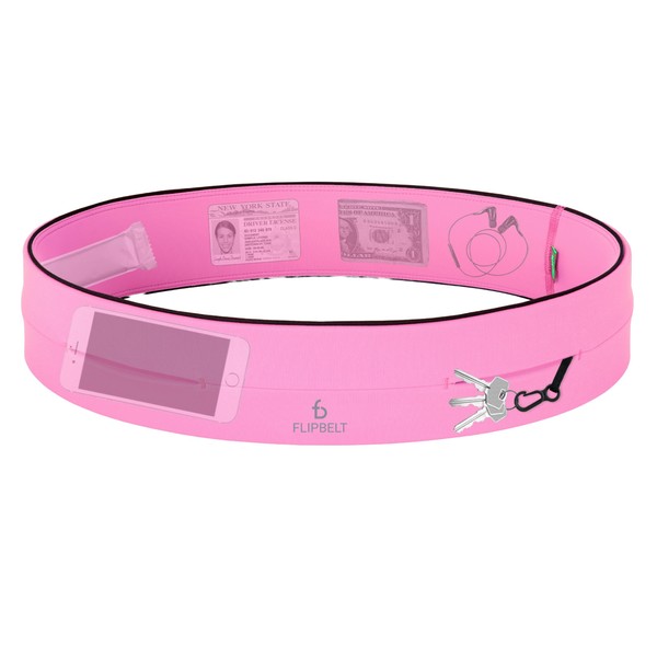 FlipBelt Classic Running Belt, Running Fanny Pack for Women and