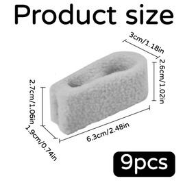 Pack of 9 Duvet Clips, Duvet Clips, Duvet Attachment, Improved Non-Slip Duvet Cover Clips, Threading Aid for Duvets, Duvet Covers, Clothing, Curtains (Grey)