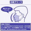 Gaitatu Non-Woven Mask, Individually Packaged, Disposable, 3-Layer Construction, White, Flat