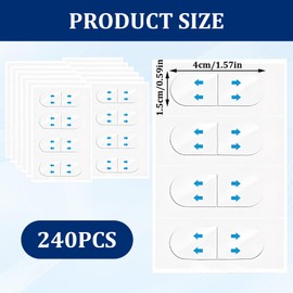 Pack of 240 Face Lifting Tape, Lifting Stripes Face, Facelift Tape Invisible, Immediately Tightens and Tightens, Invisible and Seamless, Comfortable to Wear All Day