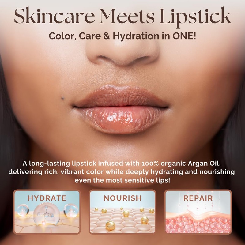 Essence Of Argan Pink Lip Stick for Cracked and Dry