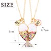 CERSLIMO Best Friend Necklace - Bff Necklace for 2 Girls,