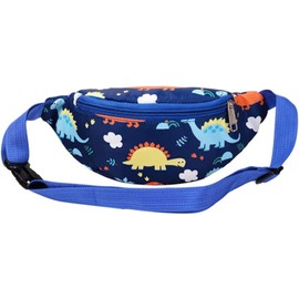 truem Bum Bag Children, Dinosaur Waist Bag, Belt Bag, Dinosaur, Travel Bum Bag, High Capacity, Bum Bag Kids Boys Outdoor for Children Boys Girls, Blue, blue