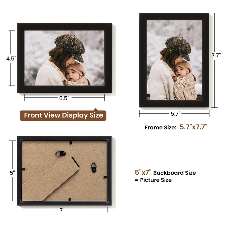 Heimlove 5x7 Picture Frames