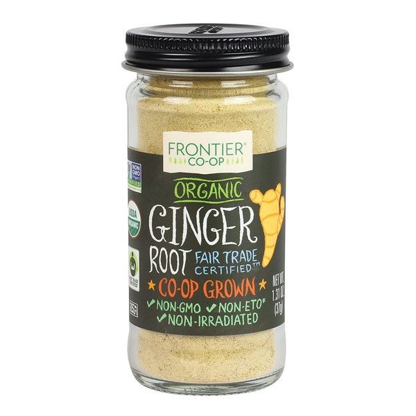 Frontier Organic Powder, Ginger Root, 1.31 Ounce