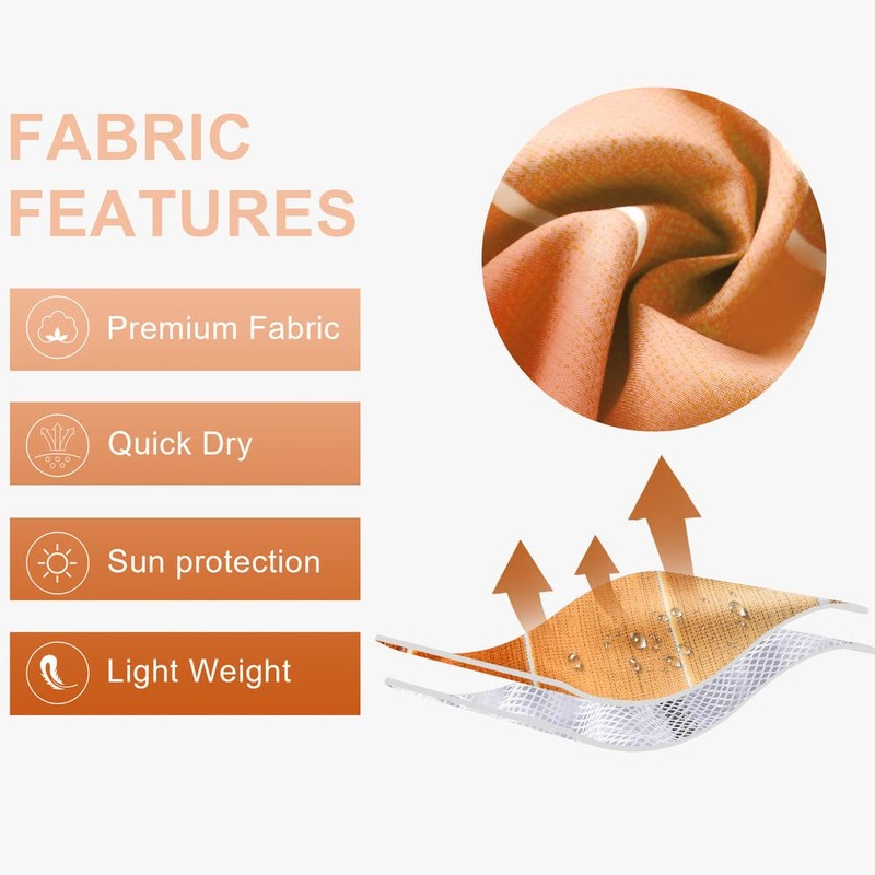 unitop Men's Swim Trunks Surfing Shorts Summer Quick Dry Striped