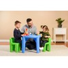 Little Tikes Bright 'n Bold Table & Chairs, Green/Blue, 24