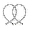 31 Inch Braided Stainless Steel Faucet Water Supply Hoses Female