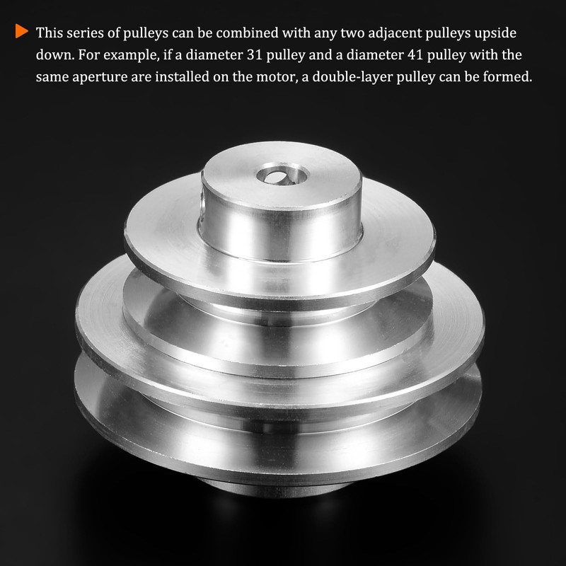 Kozelo V-Belt Pulley - [6mm Bore x 31mm Outer Diameter]