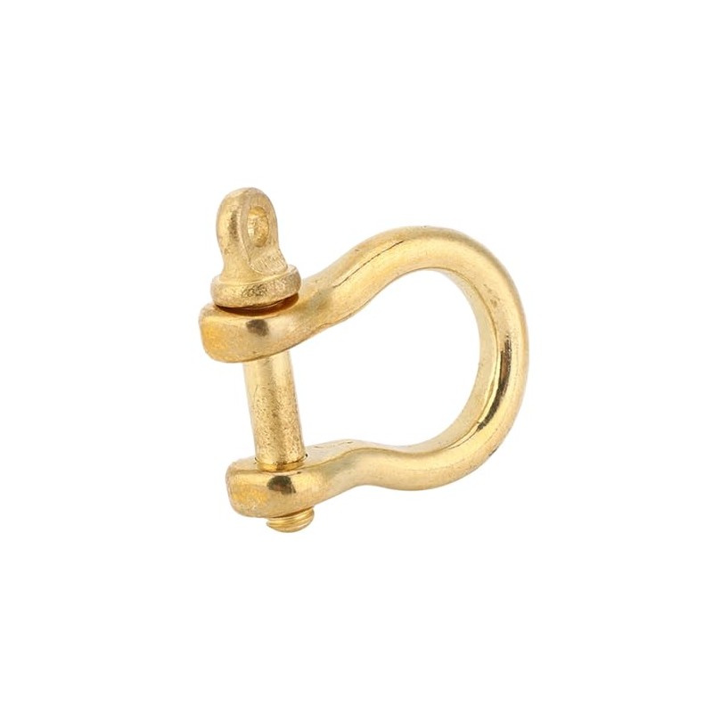 2 x Metal D-Ring Made of Pure Brass, Buckles with