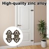 Pack of 12 Antique Retro T Hinges, Foldable Vintage Zinc