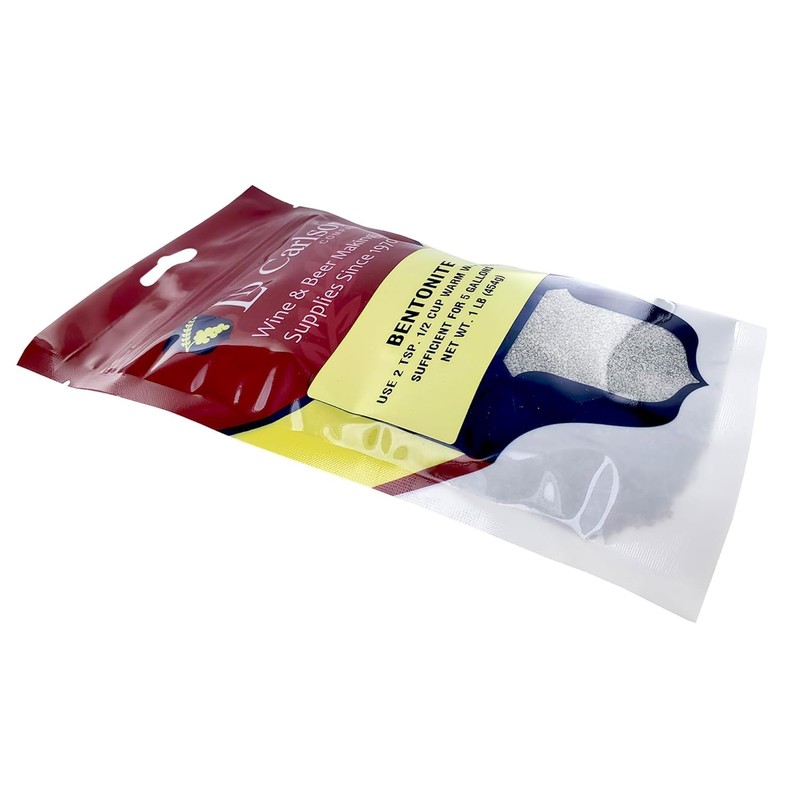 Fermtech 1 Pound Bentonite Powder, Gray