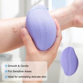 Mrsdry Hair Remover Eraser, Reusable Crystal Hair Remover, Magic Painless Exfoliation Beauty Tools, Portable Travel Body Hair Removal Tool, Hair Eraser for Back Arms Legs(2pcs)