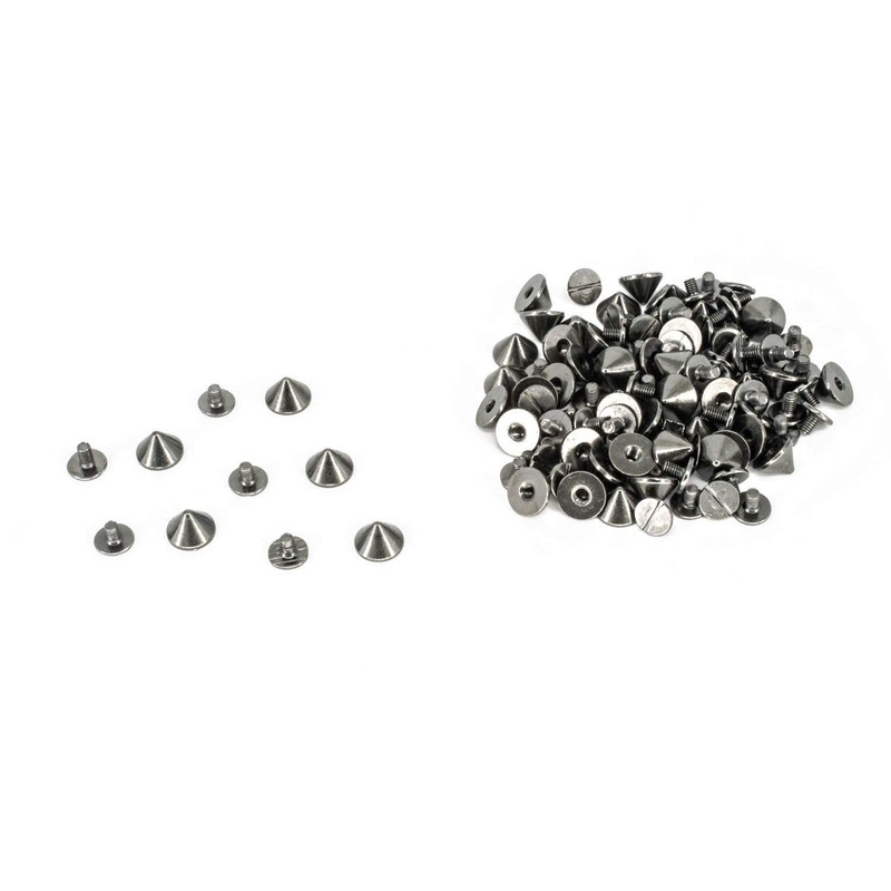 Trimming Shop 50 x Bronze Punk Spike Cone Screw Back