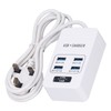 USB Socket Outlet Smart Fast Charging Multifunctional Portable White Small