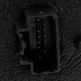 TRQ Left Mirror with Heat Manual Folding with Memory with Black Cover Drivers Side Compatible with 2009-2010 Ford F-150 FO1320354