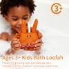 Esponja Baño Infantil Ducha Malla Suave Niños Diseño Tortuga Conejo