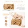 jollybows Baby Girl Headband Bows Nylon Head Wraps Newborn Hairbands