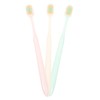 FOMIYES Soft Bristle Toothbrushes 3pcs Manual Brush for Gentle Cleaning