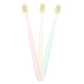 FOMIYES Soft Bristle Toothbrushes 3pcs Manual Brush for Gentle Cleaning Wide Brush Head Safe for Sensitive Gums
