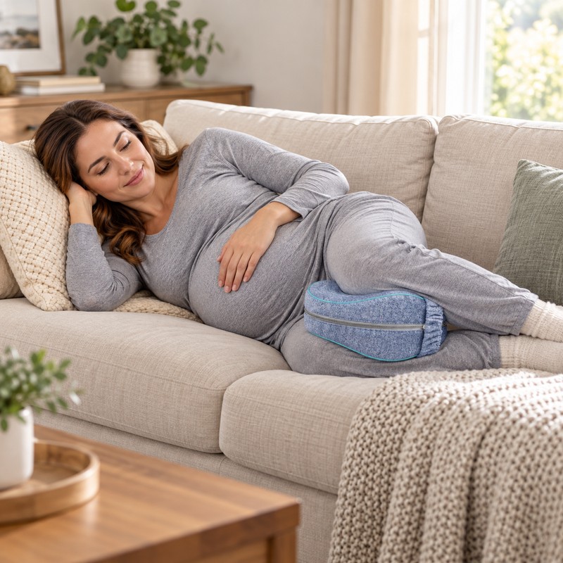 Product Name: Memory Cotton Leg Pillow Hollow Heart Pregnancy Side