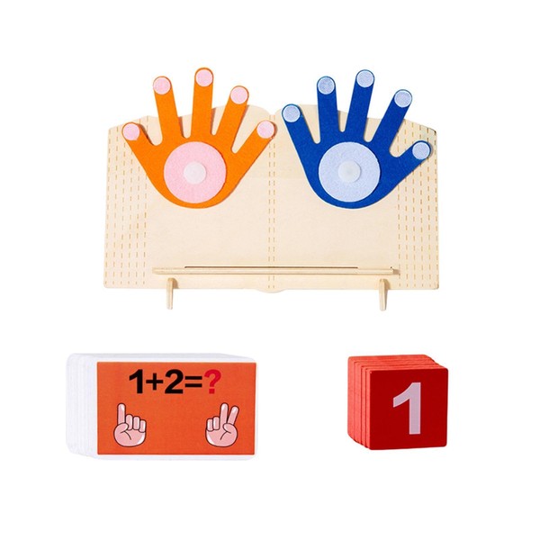 MagiDeal Math Addition and Subtraction, Math Game Learning Toys, Handmade