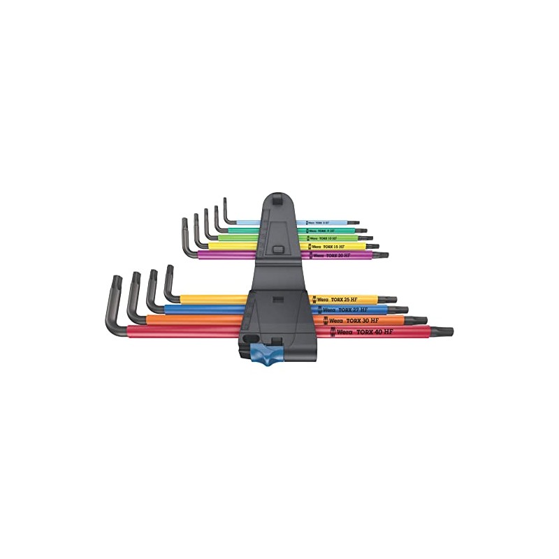 Wera 967/9 XL Torx HF Multicolor Hex Ski Set 024470