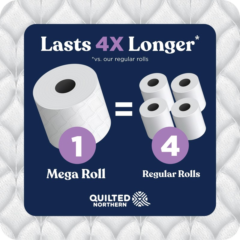 Quilted Northern Ultra Plush Toilet Paper, 24 Mega Rolls =