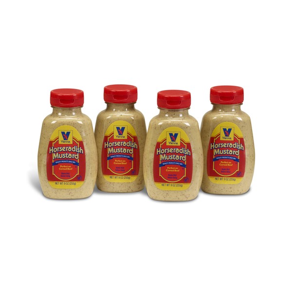 Vienna Horseradish Mustard 9oz (4 Pack)